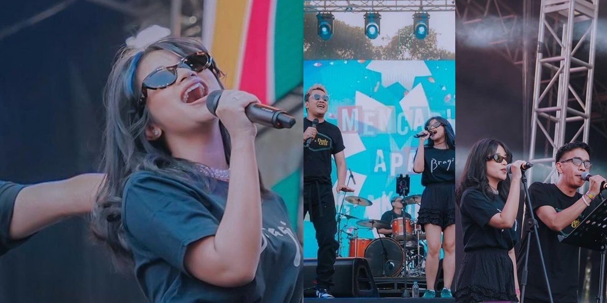 Following in Her Mother's Footsteps, 8 Photos of Adira, Ikke Nurjanah's Daughter, Now a Singer - Performing with Her Father's Band