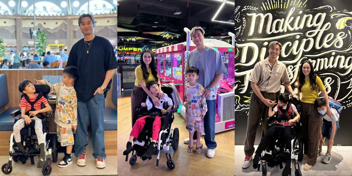 Dreaming of Inclusive Playgrounds for People with Disabilities in Indonesia, Portraits of Jevier Justin and Tiffany Orie Inviting Their Daughter with Cerebral Palsy to Play at the Mall