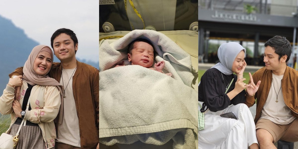Ine Sinthya Has Just Been Blessed with a Grandchild, Take a Look at the Sweet Photos of Her Handsome Son and Beautiful Daughter-in-Law