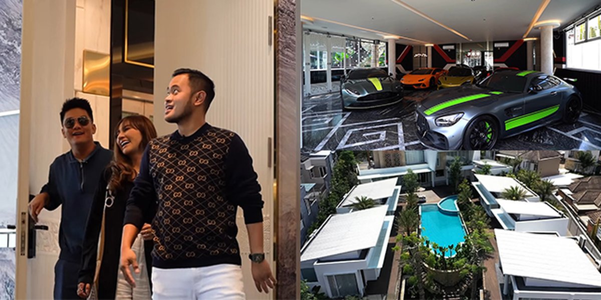 These are 14 Detailed Photos of Gilang Juragan99 Crazy Rich Malang's Super Luxurious House, with a Special Supercar Garage