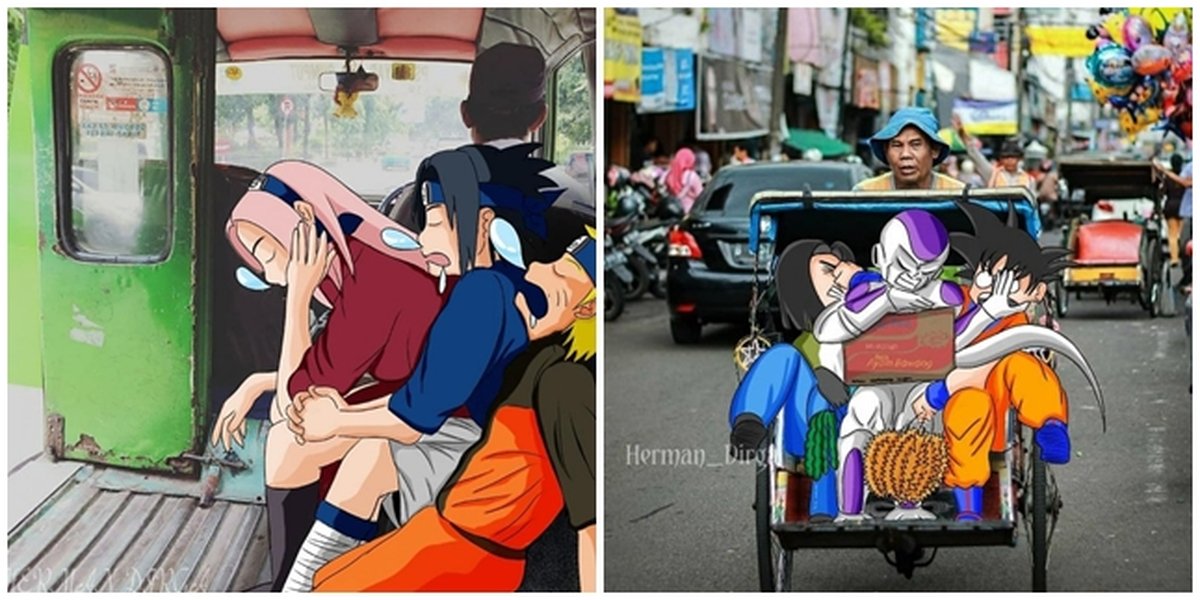 This is What Happens When Anime Characters Come to Life in Indonesia, Hilarious!