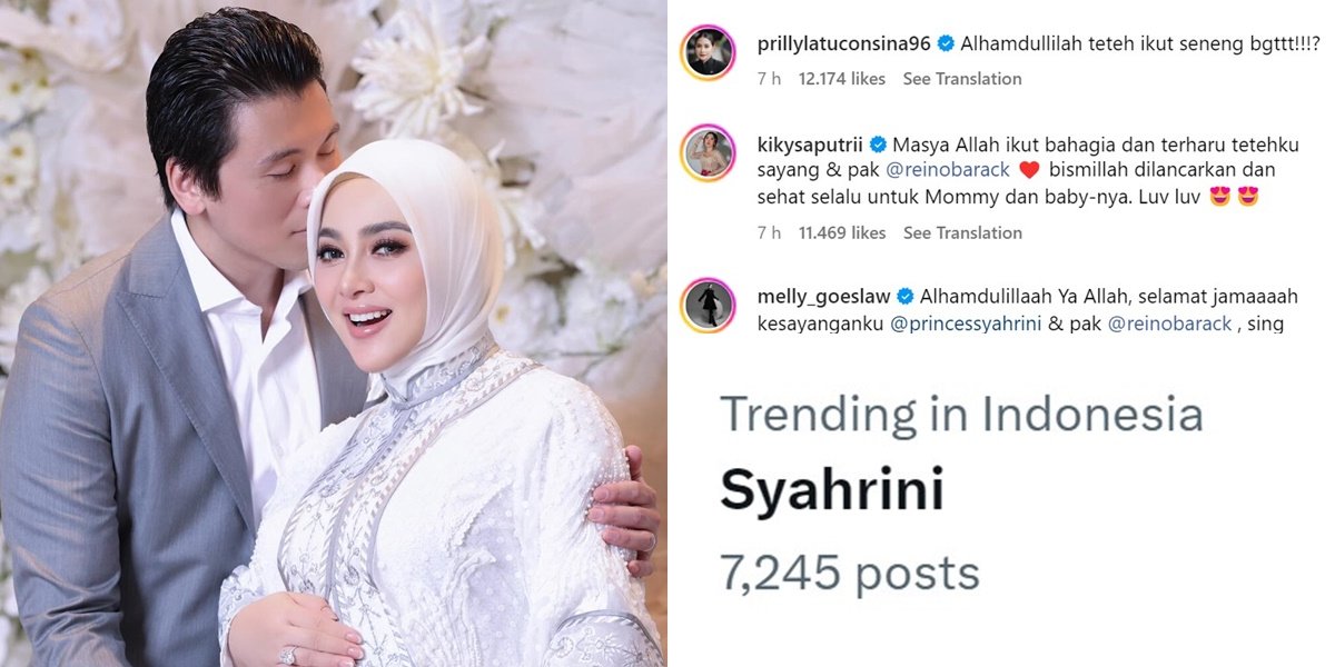 This is Congratulations for Syahrini's Pregnancy from Celebrities, Making All of Indonesia Grateful and Happy