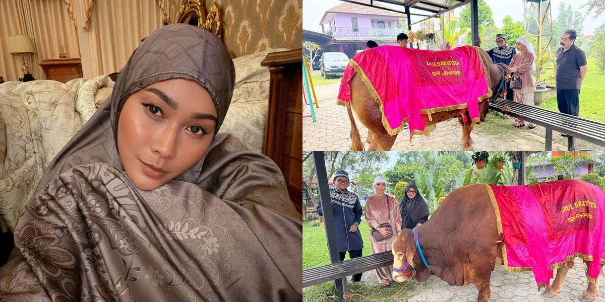 Inul Daratista Slaughters Five Cows on Idul Adha, Only Son Becomes the Decider of the Sacrifice Location - Will Be Distributed to Thousands of Residents