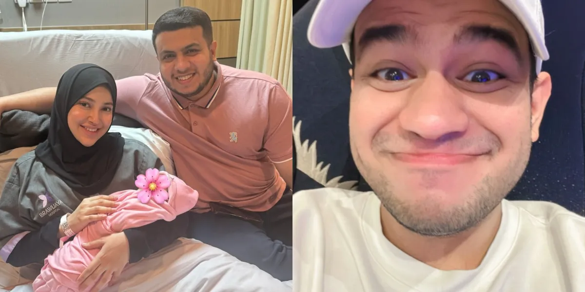 Yislam Jaidi's Wife Gives Birth, This is Fadil Jaidi's Reaction as He Officially Becomes an Uncle