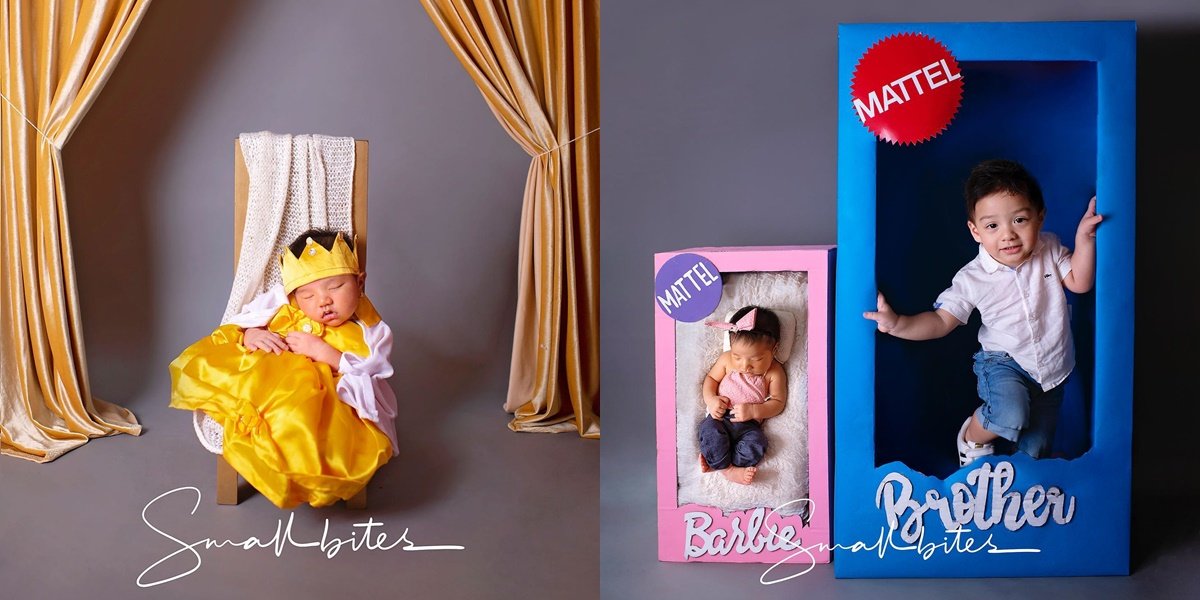Being Barbie to Adorable Princess, 8 Photos of Newborn Photoshoot Baby Ara, Irish Bella's Child - Cute Poses