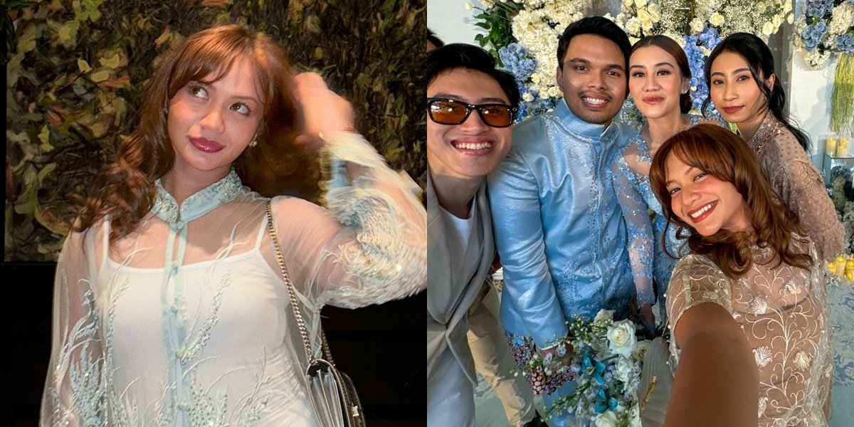 Being Bridesmaid at Aaliyah Massaid and Thariq Halilintar's Wedding, 8 Photos of Amel Carla Showing Her Closeness with the Bride and Groom