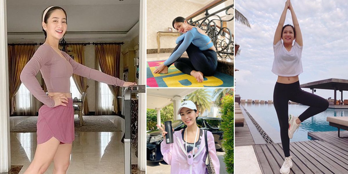 Being a Mother of Two Children, Here are 7 Photos of Bunga Zainal Looking Sporty and Showing Body Goals