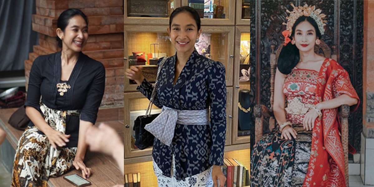 Being a Noble's Wife, Take a Look at 10 Pictures of Happy Salma Wearing Kebaya in Various Moments - Naturally Beautiful