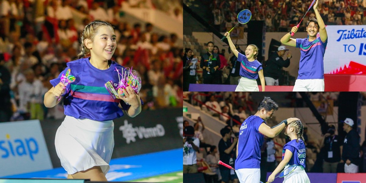 Becoming the Champion at Tepok Bulu 2023 with Arya Saloka, Here are 11 Pictures of Ziva Magnolya Crying and Sharing Candy with the Audience