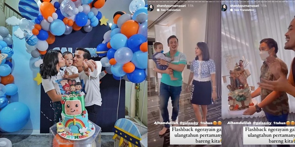 A Sweet and Unforgettable Memory, 6 Moments of Vanessa Angel and Bibi Ardiansyah Celebrating Their Child's First Birthday