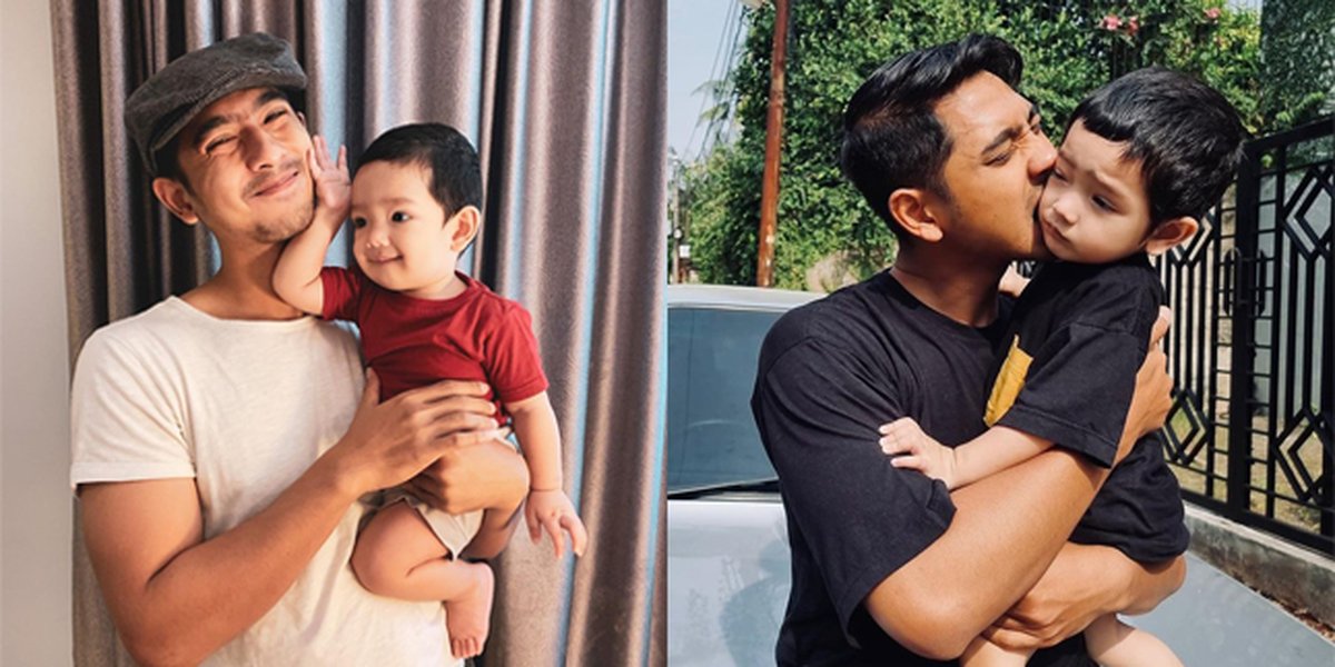 Being a Cool Dad, Here are 10 Hot Daddy Arya Saloka's Photos When Babysitting His Only Son - Father and Son Both Handsome