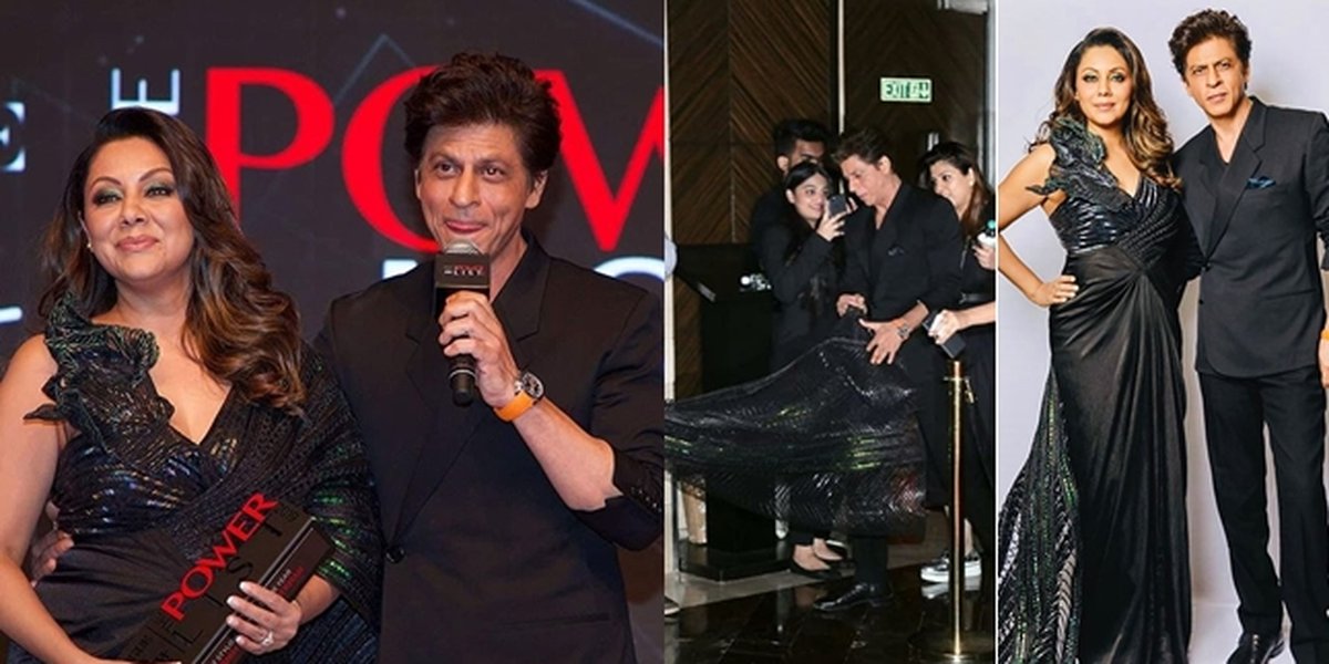 Being the Couple Stylist of The Year, SRK Brings Gauri's Dress - Sharing a Loving Gaze
