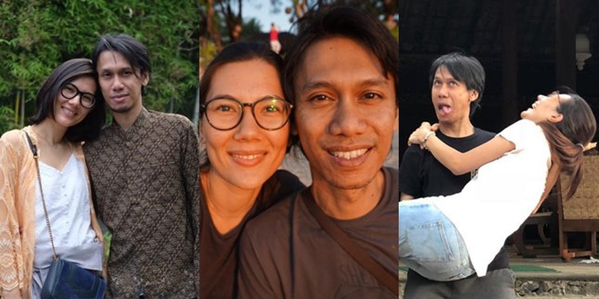 Rarely Affected by Gossip, Here are 11 Sweet Portraits of Eross Candra and His Wife