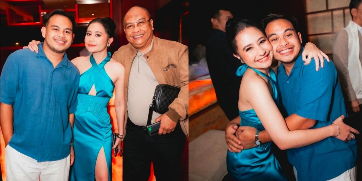 Rarely Highlighted, 6 Sweet Photos of Prilly Latuconsina's Close Bond with Her Younger Brother at the Gala Premiere of the Film 'CAN I CRY JUST ONCE'