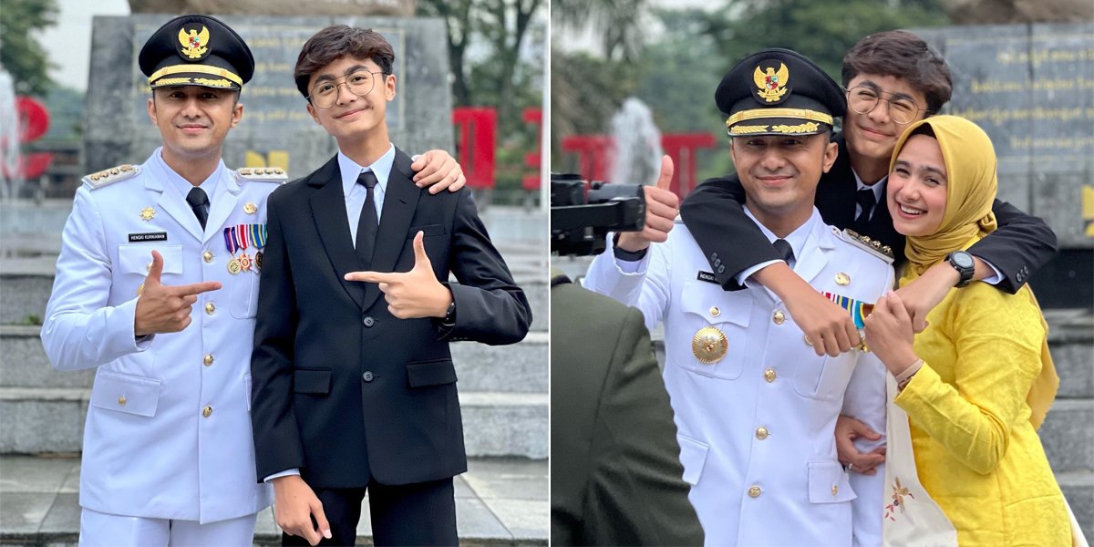 Rarely Seen, Hengky Kurniawan and Christy Jusung's First Son Bintang Pratama is Now a Teenager - Handsome in a Suit