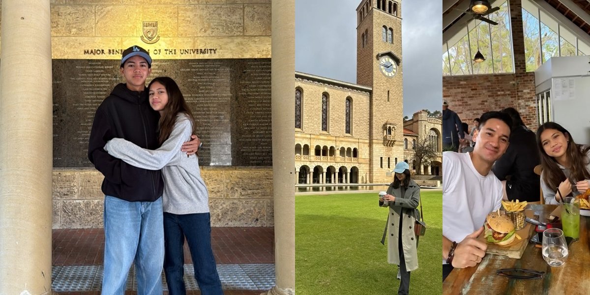 Jason Ready for College, Nana Mirdad and Andrew White Take Their Children to Survey Campuses in Australia - Mixed Feelings