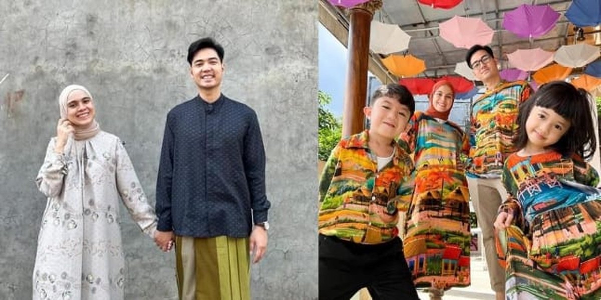 Far from Negative News, 7 Portraits of Nycta Gina and Rizky Kinos' Family Fun - Funny Behavior of the Children Makes You Adore