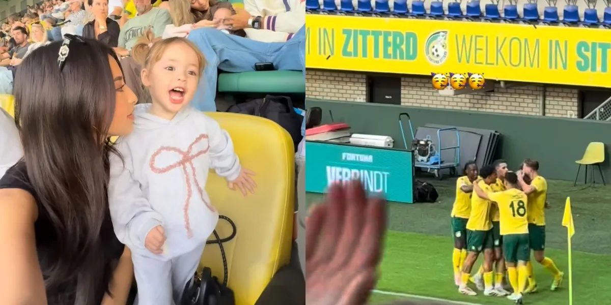 Jennifer Coppen and Kamari Support Justin Hubner's Official Debut in the Dutch League