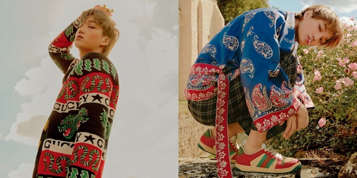 Kai EXO Becomes 'Gucci Man' and Shows Off Abs in W Korea Photoshoot