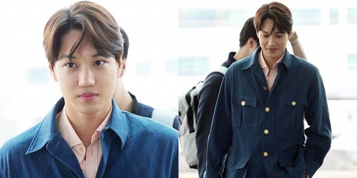 Kai EXO 'Gucci Man' Looks Cool at the Airport Heading to Italy