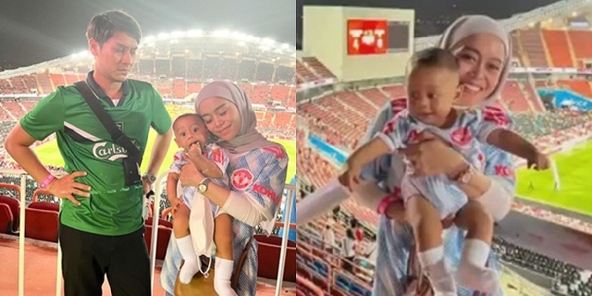 Lost Bet, 8 Exciting Moments of Lesti and Rizky Billar Watching Soccer in Thailand - The Husband Has to Pay 15,000 USD