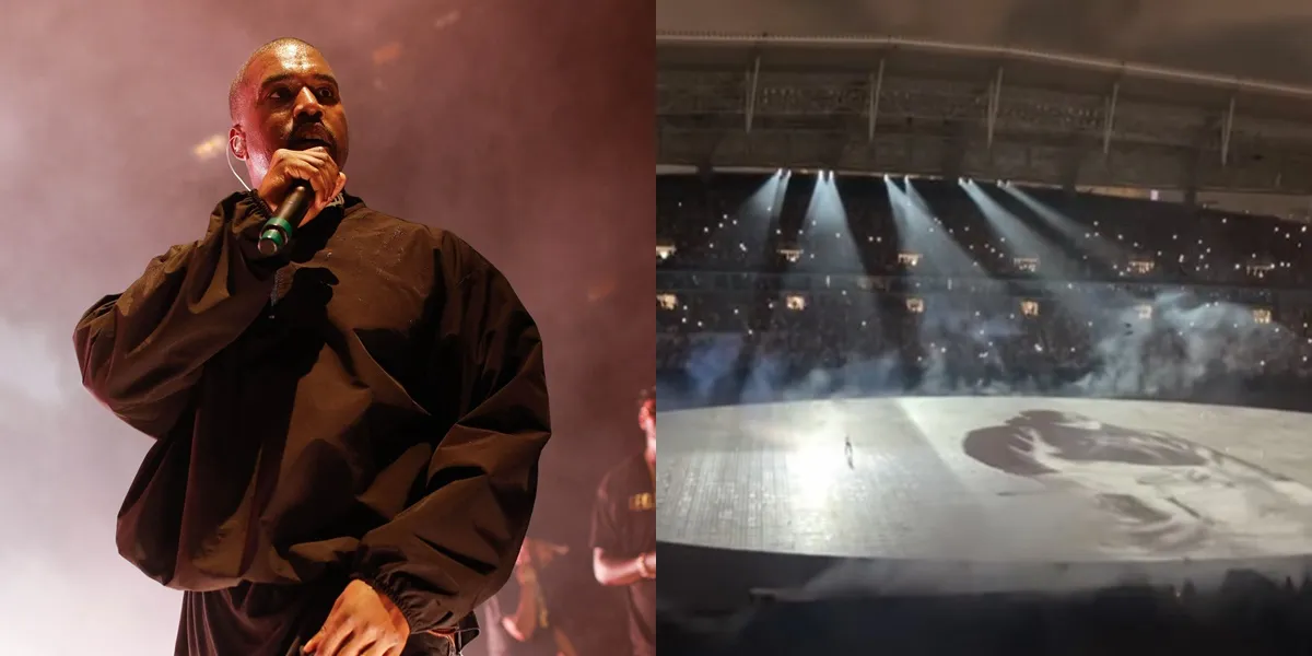 Kanye West Causes a Stir in Shanghai: Late to Perform, Heavy Rain, Audience Yells Refund!