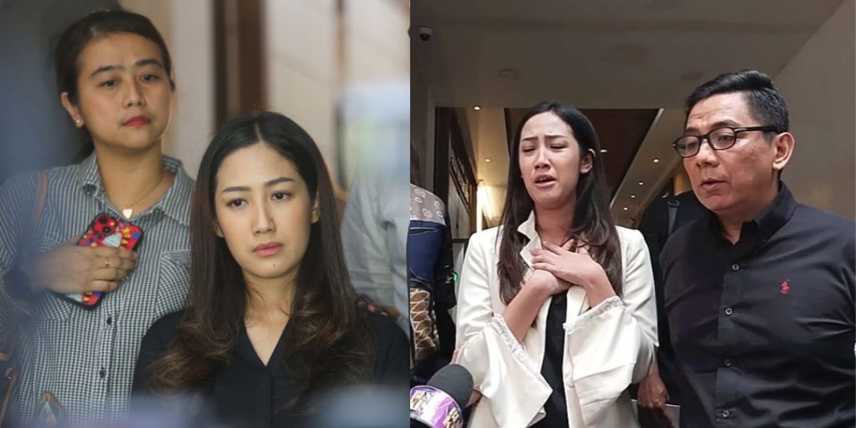 Lover Becomes a Suspect, 8 Photos of Tamara Tyasmara Crying After Seeing CCTV Recordings of Her Child's Death