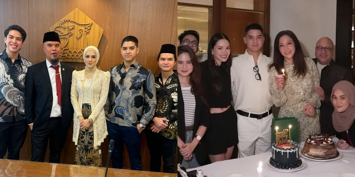 Ahmad Dhani Jokes He Wants Maia & Mulan to Accompany Him at Al Ghazali - Alyssa Daguise's Wedding Reception