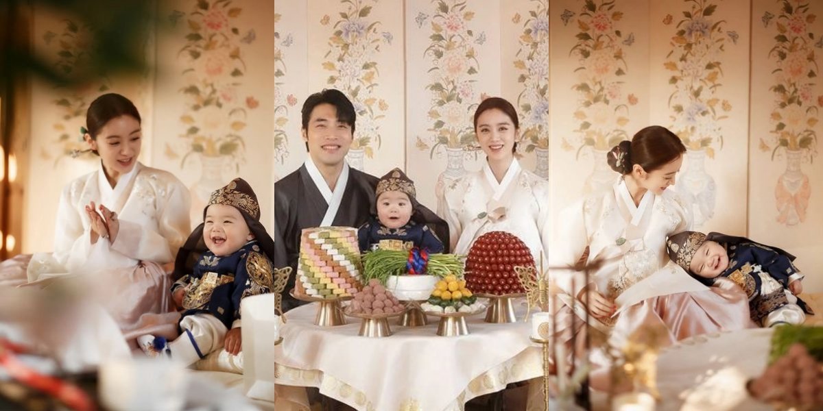 Happy Family, 10 Portraits of Hyerim's First Child's First Birthday Celebration eks Wonder Girls - Rich in Traditional Elements of South Korea