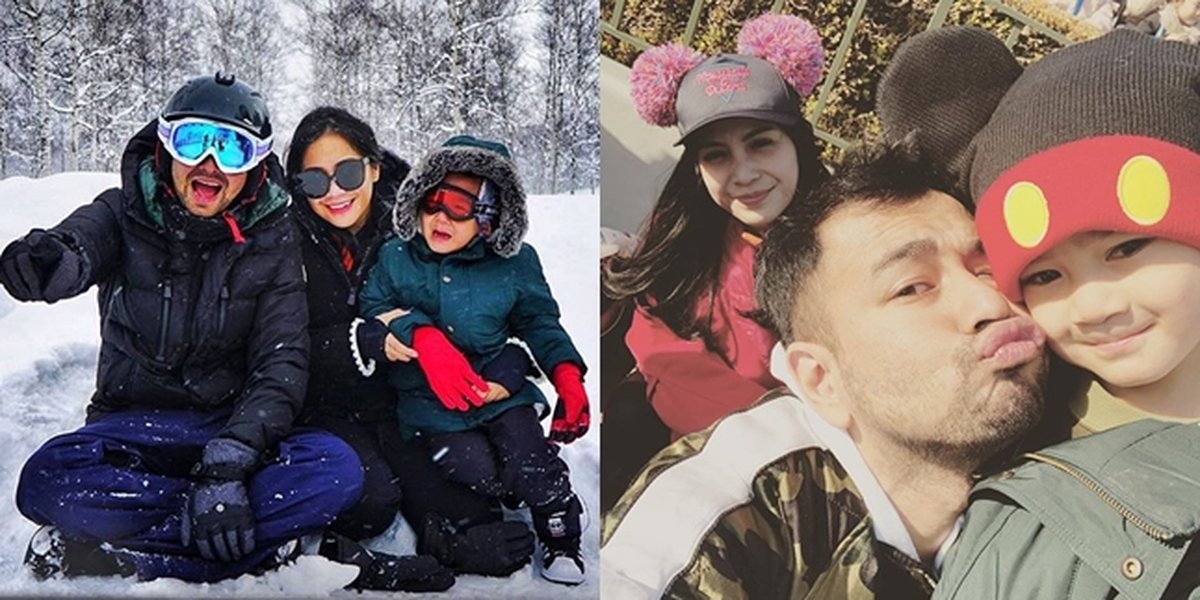 Raffi Ahmad's Family Enjoy Snow and Visit Disneyland Japan