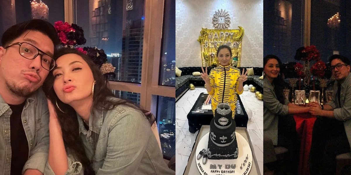 Back in Harmony! 8 Photos of Della Puspita Celebrating 44th Birthday, Romantic with Arman Wosi - Forget About Ever Separating