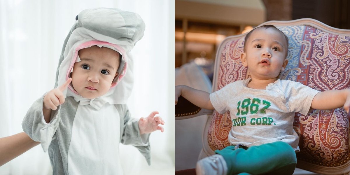 Making Netizens Adorable Again, Here are 8 Portraits of Rayyanza Looking Like 'Baby Shark' - Fun with Various Expressions from Daydreaming to Sneaky Glances