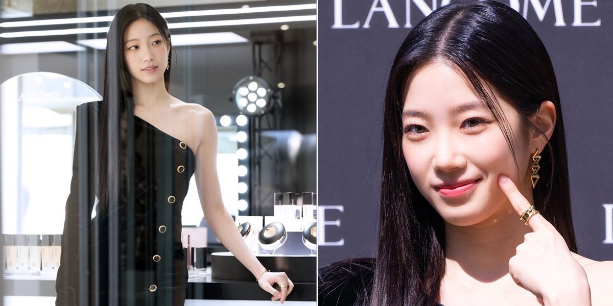 First Appearance of Kazuha LE SSERAFIM at Lancome Event After Denying Dating Rumors, Looking Beautiful in Black Dress