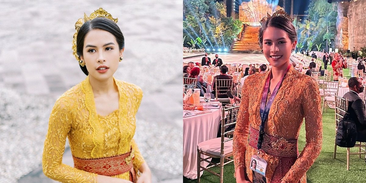 Wear Traditional Indonesian Attire, 8 Photos of Maudy Ayunda that Caught Attention as Spokesperson at the G20 Summit - Beautiful like a Balinese Girl