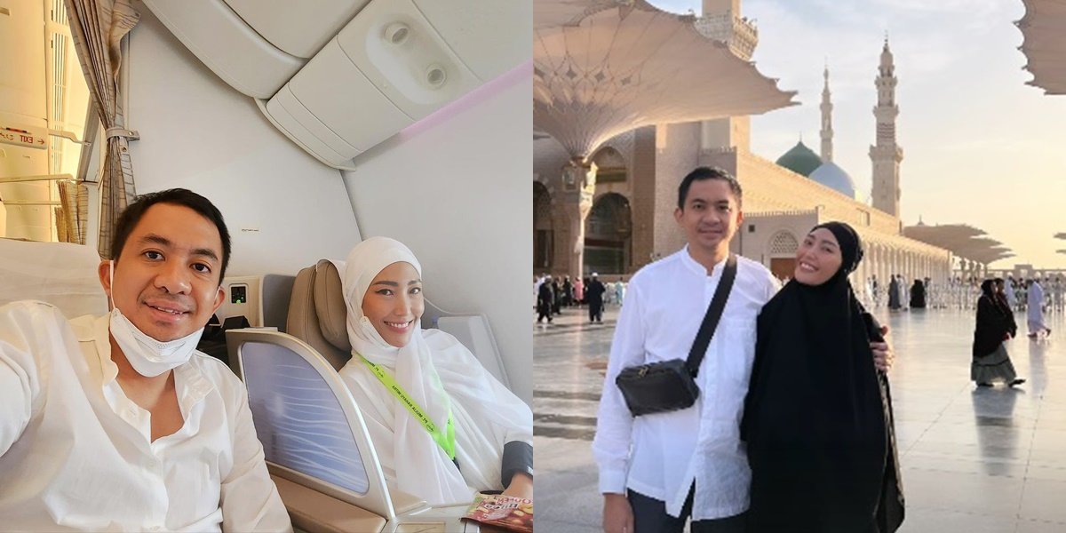 Wearing Hijab to Veil, 8 Portraits of Ayu Dewi Looking Calm and Modest During Umrah - Now More Intimate with Regi Datau