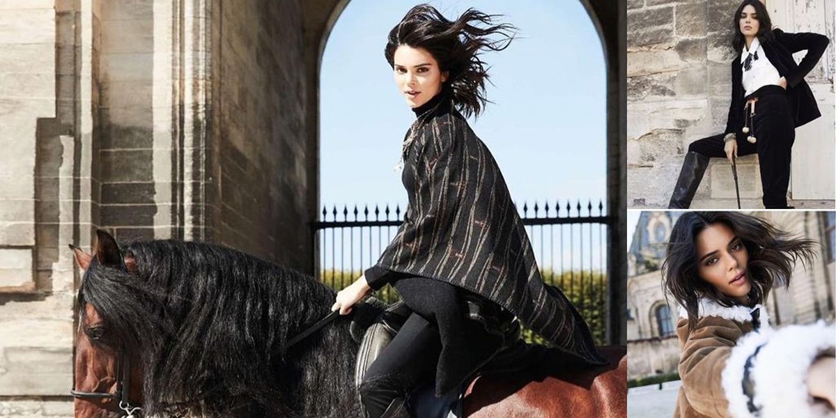 Kendall Jenner Appears Fierce Like an Equestrian Athlete in Elle France