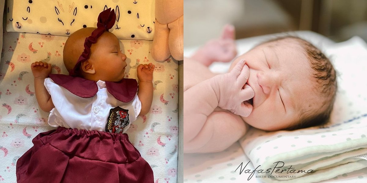 Now 2 Months Old, Here are 10 Adorable Photos of Baby Nae, Daughter of Adipati Dolken and Canti Tachril - Netizens: Does She Know Her Father is an Artist?