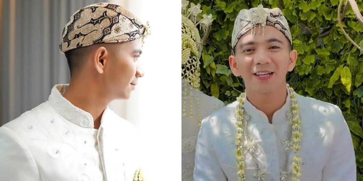 Now Becoming a Husband, 8 Handsome Photos of Ridho DA at the Wedding Ceremony with Syifa Aisyah Fauziah Wearing Modern Javanese Beskap