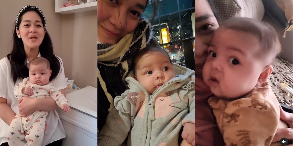 Now 4 Months Old, Here are the Cute and Adorable Pictures of Gracia Indri's Baby Nova Lynn - Said to be Twins with Her Father