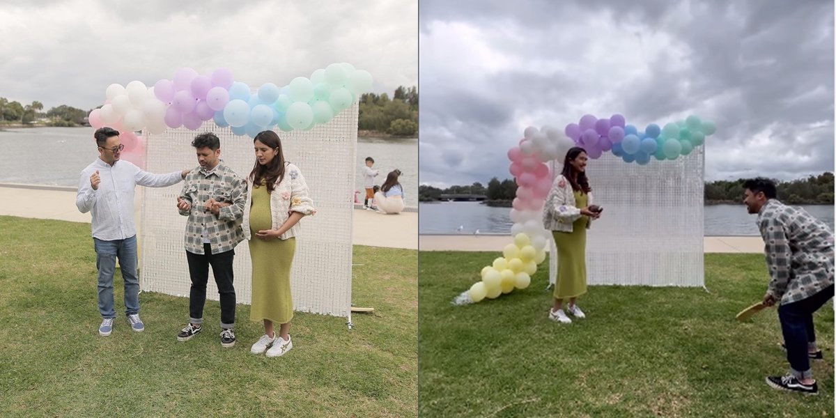 Now Living in Australia, 8 Photos of Acha Sinaga's Gender Reveal Before the Birth of Her Second Child - Lucas Will Soon Become a Big Brother