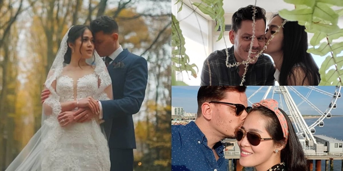 Now Living in the Netherlands, 8 Portraits of Gracia Indri and her Foreign Husband After Officially Getting Married - Rarely Posting Intimate Moments