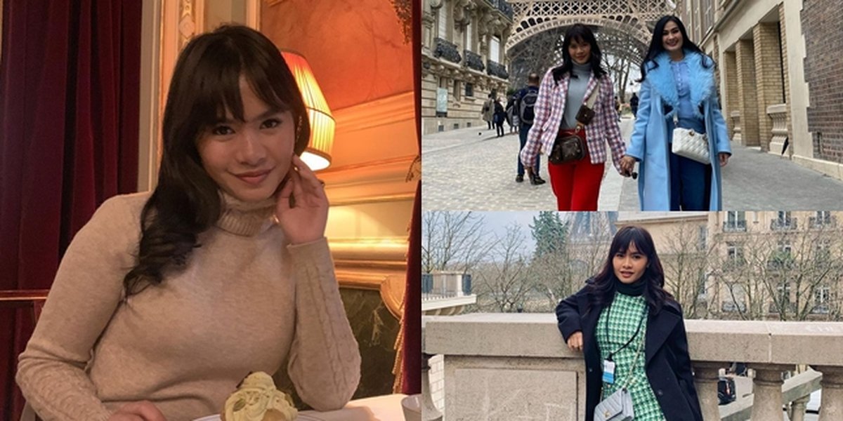 Compact Together with Iis Dahlia, 11 Beautiful Pictures of Salshadilla, Iis Dahlia's Daughter, During Her Time in Paris - Stay Calm and Not Participating in the 'Paris Fashion Week' Hype