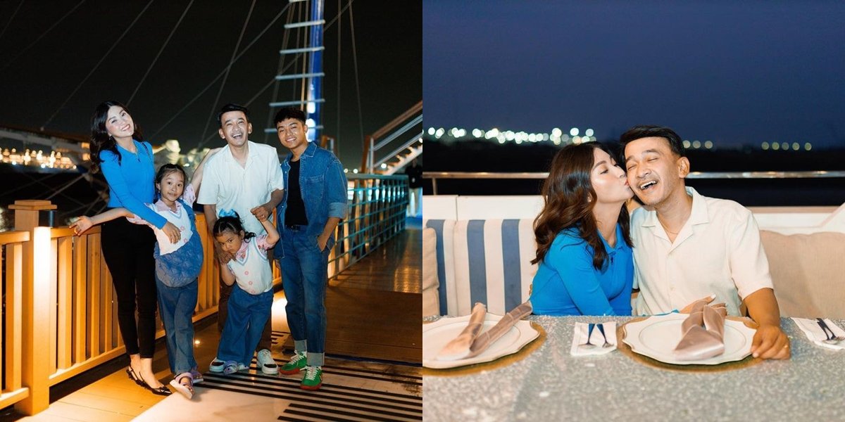 Celebrating their Wedding Anniversary with Ruben Onsu - A Luxurious Dinner on a Ship