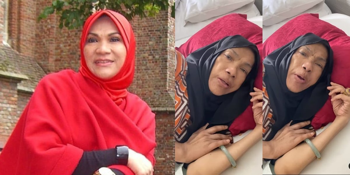 Concerning Condition, Here are 11 Portraits of Dorce Gamalama's Video Who is Only Lying Down and Asking for Financial Assistance for Medical Treatment to Megawati