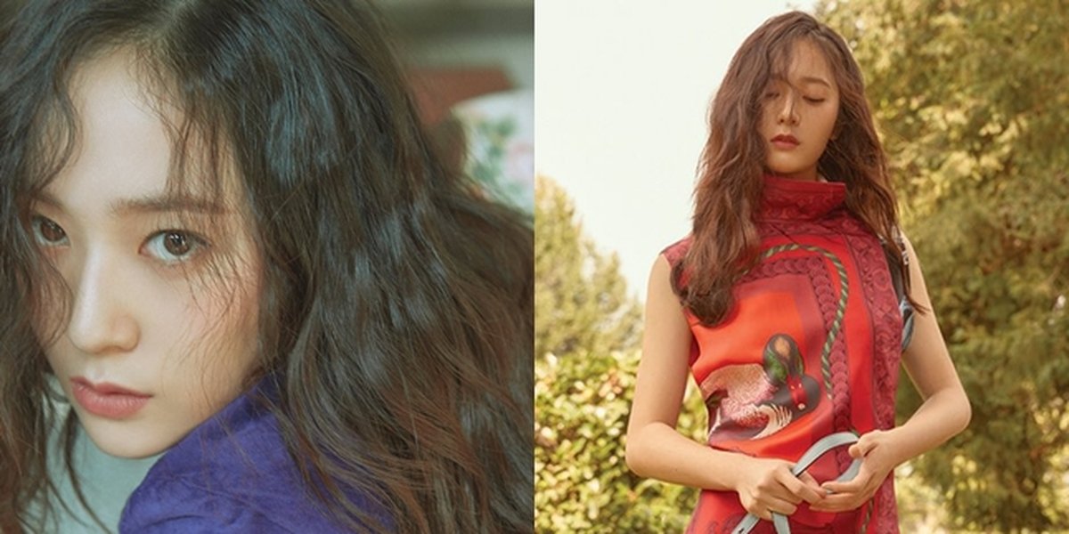 Krystal f(x) Showcases Her Beautiful Charm in a Photoshoot with ELLE Korea