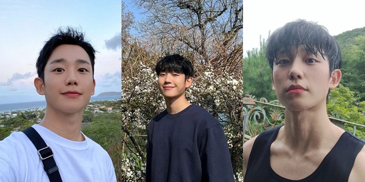Collection of Handsome Selfie Photos of Jung Hae In in the Open Nature, Making You Feel Like Going on a Relaxing Journey