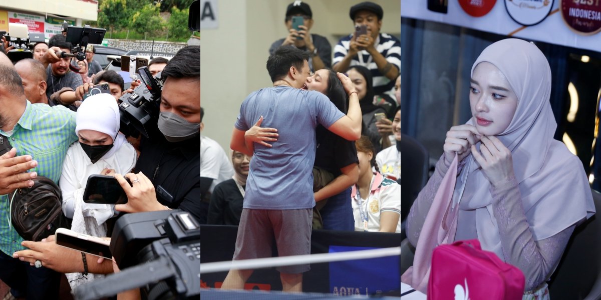 Collection of the Best Photos 2023 from KapanLagi.com's Camera Shots: Ariel NOAH Hugging Alleia Moment That Causes a Stir