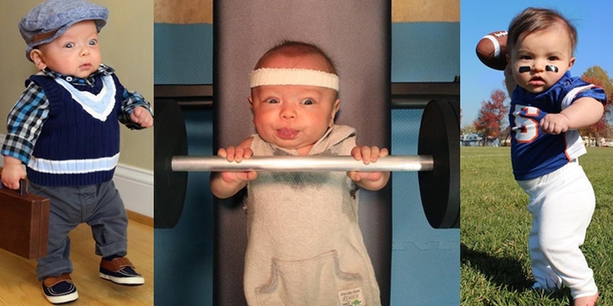 Do Like an Adult, This Baby Can Lift Weights - Haircut