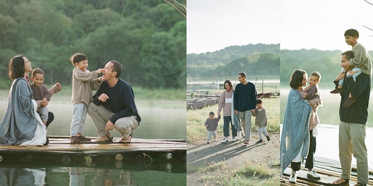 Continue Vacation to Lake Tamblingan, Andien and Harmonious Family's Portrait Warms the Heart