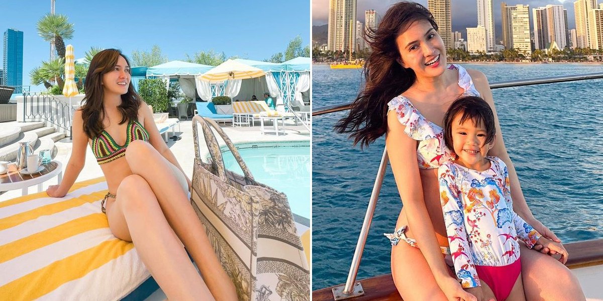 Continue Vacation to LA, Hot Mama Shandy Aulia Shares a Series of Bikini Selfie Photos